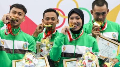 Sumut Ukir Sejarah Rebut Emas Perdana Squash PON XXI