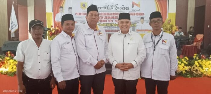 DPC Ikanas Labusel Resmi Lantik Lahamid Nasution Sebagai Ketua Periode 2024-2029