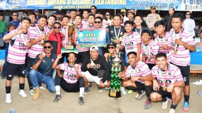 Remgas FC Juara Bupati Cup II Usai Kalahkan Tomok United