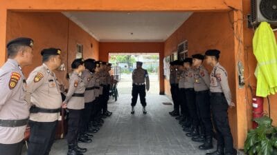 Subsatgas Propam OMP Toba 2024 Lakukan Pengawasan Personel di Kantor Penyelenggara Pilkada