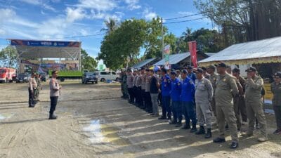 Pengamanan Ketat Sukses Kawal Pertandingan Voli Pantai PON XXI di Pantai Indah Situngkir
