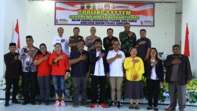 Kapolres Samosir Pimpin Cooling System Ciptakan Pilkada Damai 2024