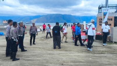 128 Personel Polres Samosir Sukses Amankan dan Kawal PON XXI Aceh-Sumut 2024 Cabor Volli Pantai