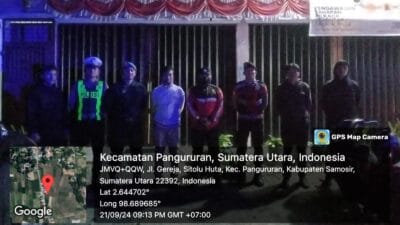 Polres Samosir Gelar Pengamanan Jelang Penetapan Paslon Pilkada 2024