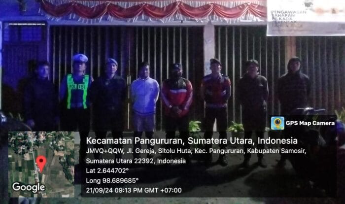 Polres Samosir Gelar Pengamanan Jelang Penetapan Paslon Pilkada 2024