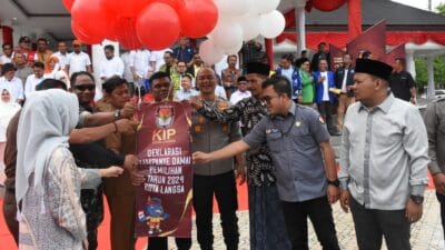 Lima Calon Walikota dan Wakil Walikota Langsa Deklarasi Kampanye Damai