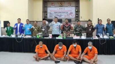 Polres Langsa Musnahkan Sabu