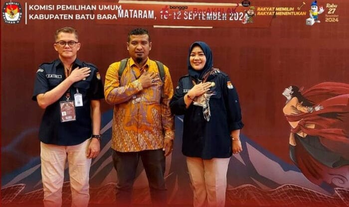 KPU Batu Bara Ikuti Kegiatan Rakor Persiapan Pembentukan KPPS