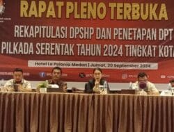 KPU Medan Tetapkan DPT Pilkada Serentak 1.799.421 Jiwa