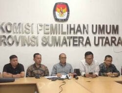 KPU Sumut Tetapkan Dua Paslon Gubernur dan Wakil Guburnur
