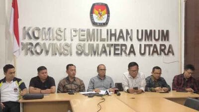KPU Sumut Tetapkan Dua Paslon Gubernur dan Wakil Guburnur