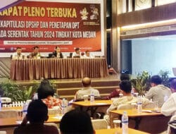 KPU Tetapkan DPT Pilkada Medan 1.799.421 Pemilih