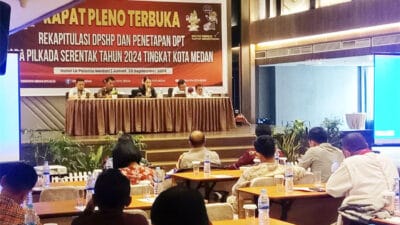 KPU Tetapkan DPT Pilkada Medan 1.799.421 Pemilih