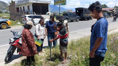 Polres Samosir Amankan Pelaksanaan Constatering Objek Eksekusi
