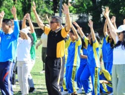 Polres Samosir dan Bhayangkari Ikuti Upacara Peringatan Haornas 2024