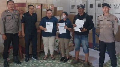Polres Samosir Amankan Logistik Pilkada 2024 dari Distributor