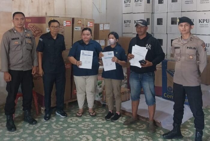 Polres Samosir Amankan Logistik Pilkada 2024 dari Distributor