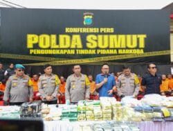 Polda Sumut Ungkap 673 Kasus Narkoba