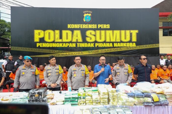 Polda Sumut Ungkap 673 Kasus Narkoba