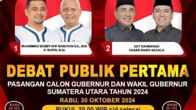 KPU Sumut Rampungkan Debat Publik Pertama