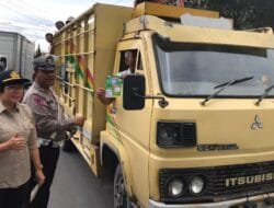 Polres Samosir Bersama Bapendasu Pangururan Gelar Razia Pajak Kendaraan Bermotor