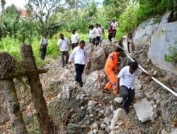 Pemkab Samosir Lakukan Kajian Pergerakan Tanah di Desa Parlondut