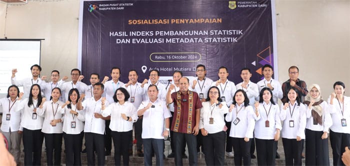 BPS Dairi Gelar Sosialisasi Indeks Pembangunan Statistik dan Metadata Statistik