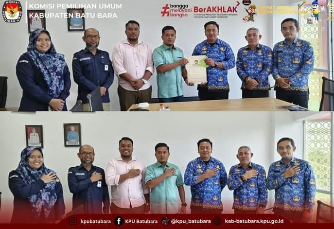 KPU Batu Bara Kunker ke Disdukcapil Terkait Data Pemilih non-KTP-el Pada Pilkada Serentak 2024