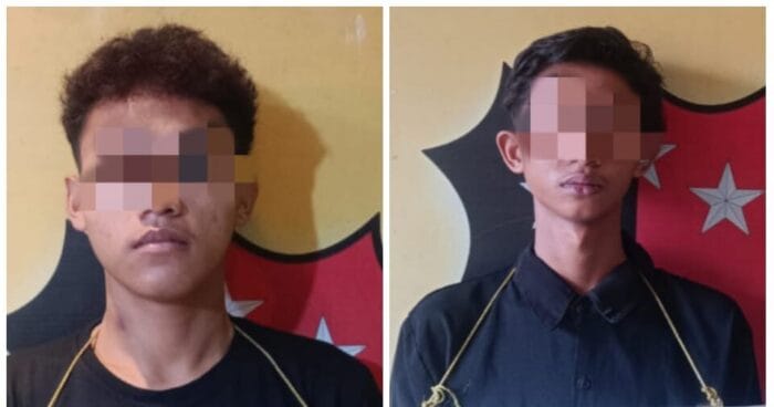 Patroli Gabungan Polda Sumut Tangkap 2 Pelaku Geng Motor
