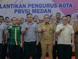 Plt Wali Kota Medan Hadiri Pelantikan Pengurus PBVSI