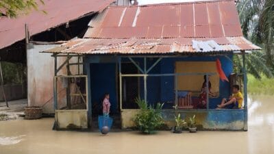 Rumah Warga di Desa Nana Siam Terdampak Banjir Belum Dapat Perhatian