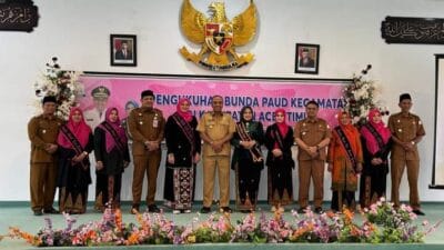 Pj Bupati Aceh Timur Kukuhkan Bunda PAUD Kecamatan