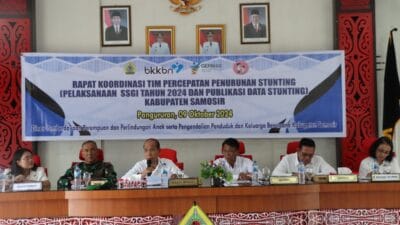 Plt Bupati Samosir Pimpin Rakor TPPS