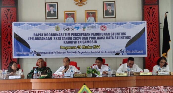 Plt Bupati Samosir Pimpin Rakor TPPS