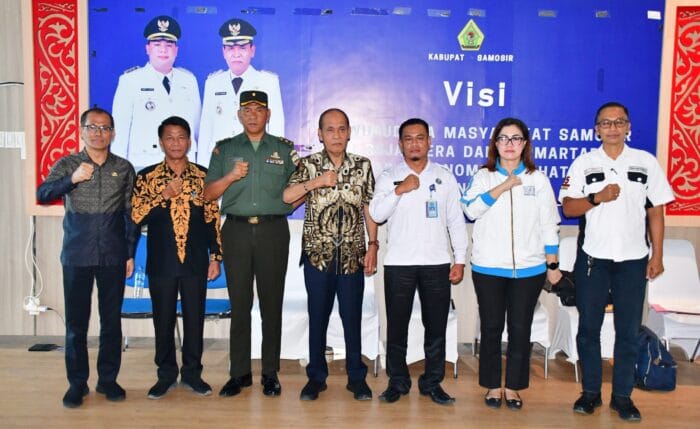 Plt Bupati Samosir Terima Kunjungan BNN Kota Pematangsiantar