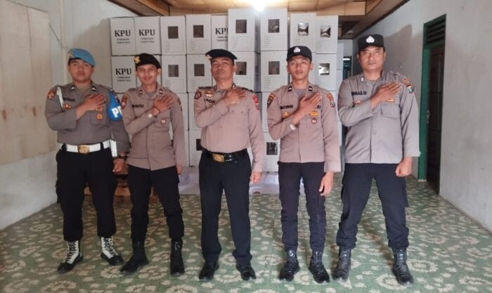 Polres Samosir Berikan Keamanan dan Kenyamanan Pada Kegiatan Politik