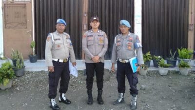 Propam Polres Samosir Periksa Kehadiran Personel dan Situasi Objek Pengamanan