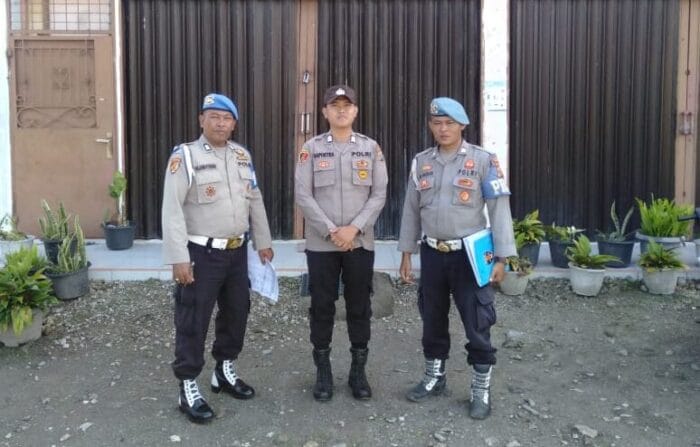 Propam Polres Samosir Periksa Kehadiran Personel dan Situasi Objek Pengamanan