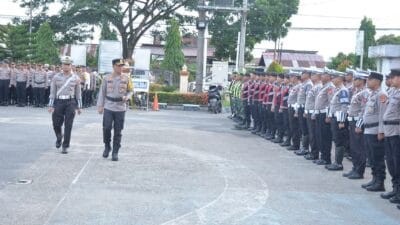 Polres Langsa Gelar Apel Pasukan Operasi Zebra Seulawah 2024
