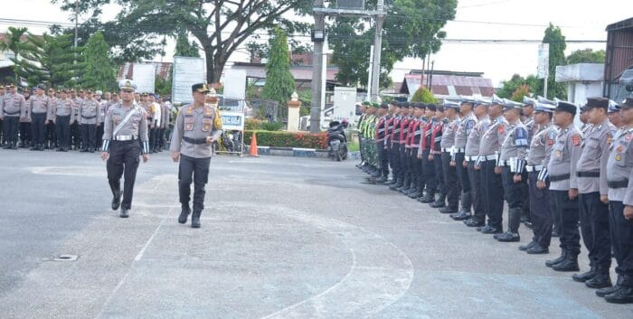 Polres Langsa Gelar Apel Pasukan Operasi Zebra Seulawah 2024