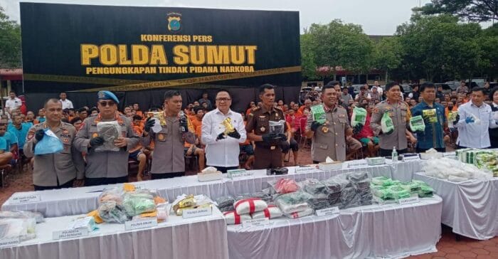 Polda Sumut Tangkap 105 Jaringan Narkoba