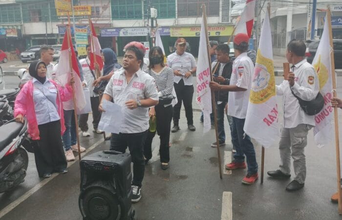 DPW LSM Pakar Gelar Aksi Damai di Nivia Hotel