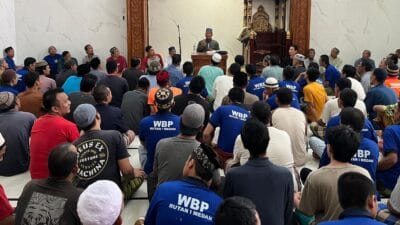 Rutan Kelas I Medan Rutin Adakan Ceramah Agama untuk Warga Binaan