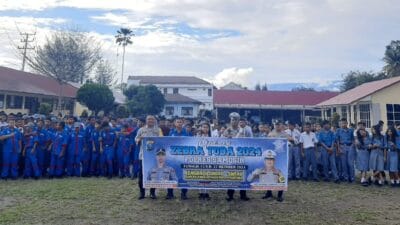 Polres Samosir Penyuluhan Kepada Pelajar SMA/SMK HKBP Pangururan
