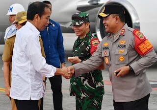 Kapolda Sumut Dampingi Presiden Jokowi di Sumut Resmikan Proyek Strategis Nasional