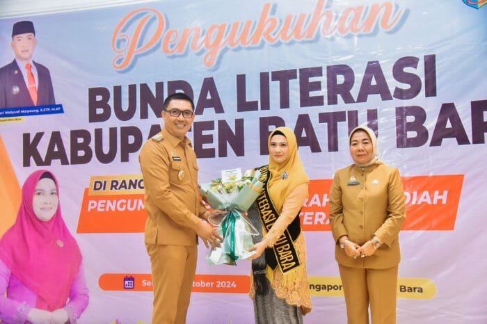 Pj Bupati Heri Kukuhkan Bunda Literasi Batu Bara