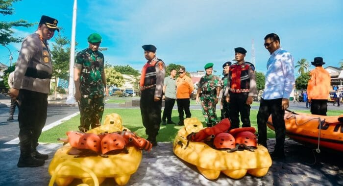 Pj Bupati Heri Ikuti Apel Polres Batu Bara