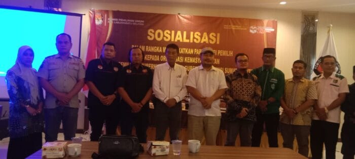 KPU Labusel Gelar Sosialisasi Kepada Ormas untuk Tingkatkan Partisipasi Pemilih Pilkada 2024