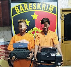 Dua Warga Ditangkap Polisi Gasak Inventaris SDN 18 Tanjung Mulia