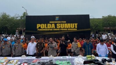 Timsus Polda Sumut Hadiahi Timah Panas 28 Tersangka Narkoba